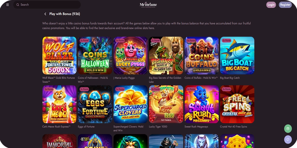 Mr Fortune Casino bonus slots: Free Spins, Multipliers, Jackpots